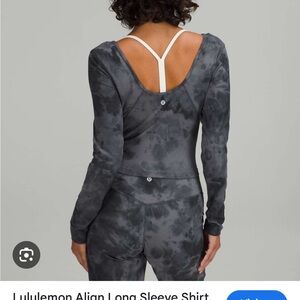 Lululemon Align Long Sleeve Top — Diamond Tie-Dye 6